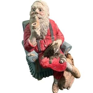 Vintage 1986 UDC "Santa at Rest" Figurine - Collectible!